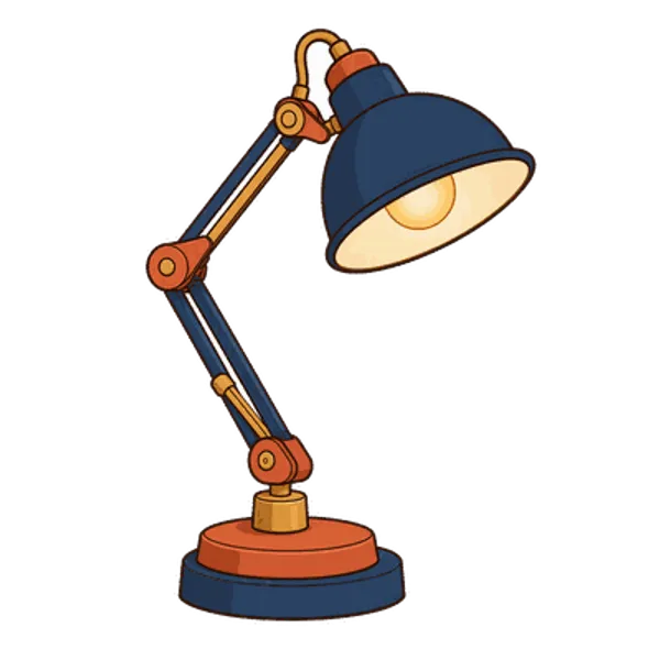 Desk lamp, free transparent PNG illustration
