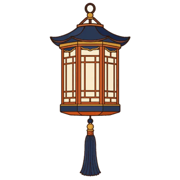 Traditional lantern, free transparent PNG illustration