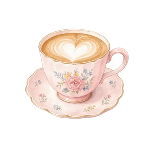 Latte cup, free transparent PNG illustration