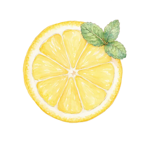 Lemon slices, free transparent PNG illustration