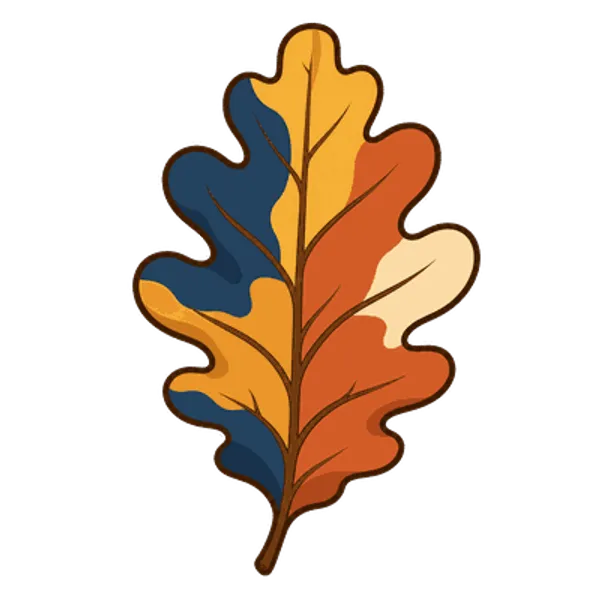 Oak leaf, free transparent PNG illustration
