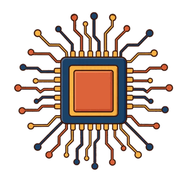 Semiconductor chip, free transparent PNG illustration