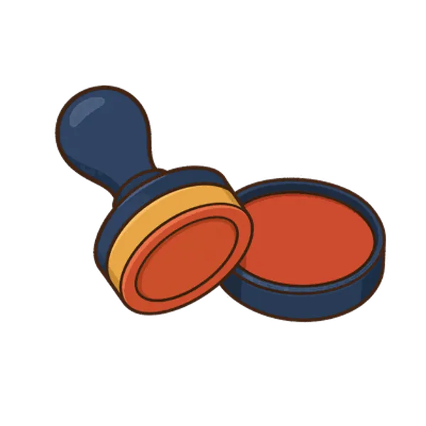 Approval stamp, free transparent PNG illustration
