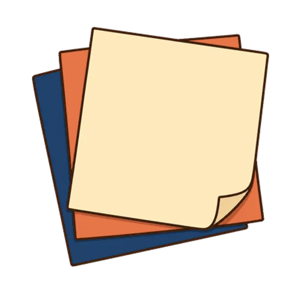 Sticky notes, free transparent PNG illustration