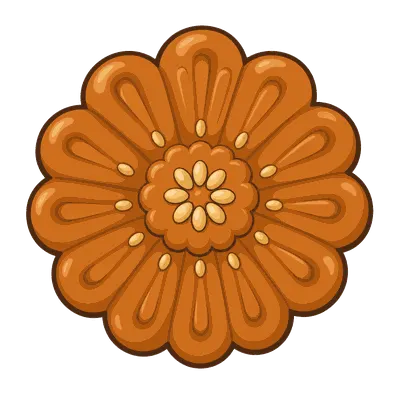 Yakgwa honey cookies illustration, free PNG